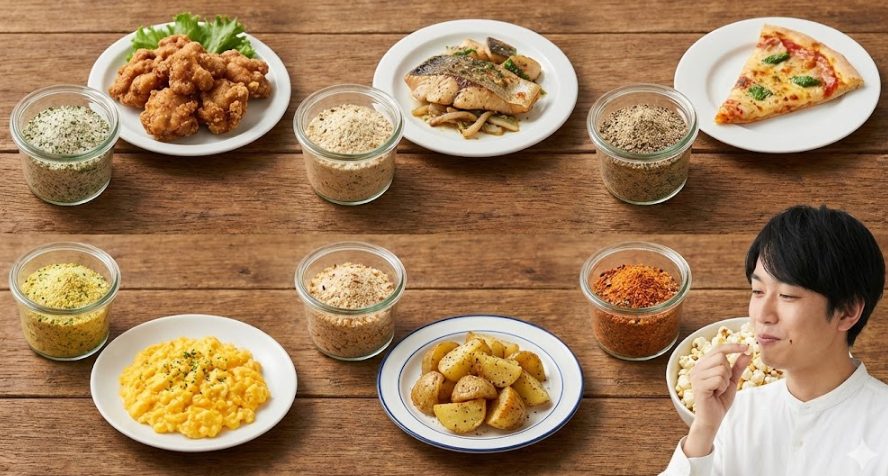クレイジーソルト全6種類の特徴とおすすめの料理