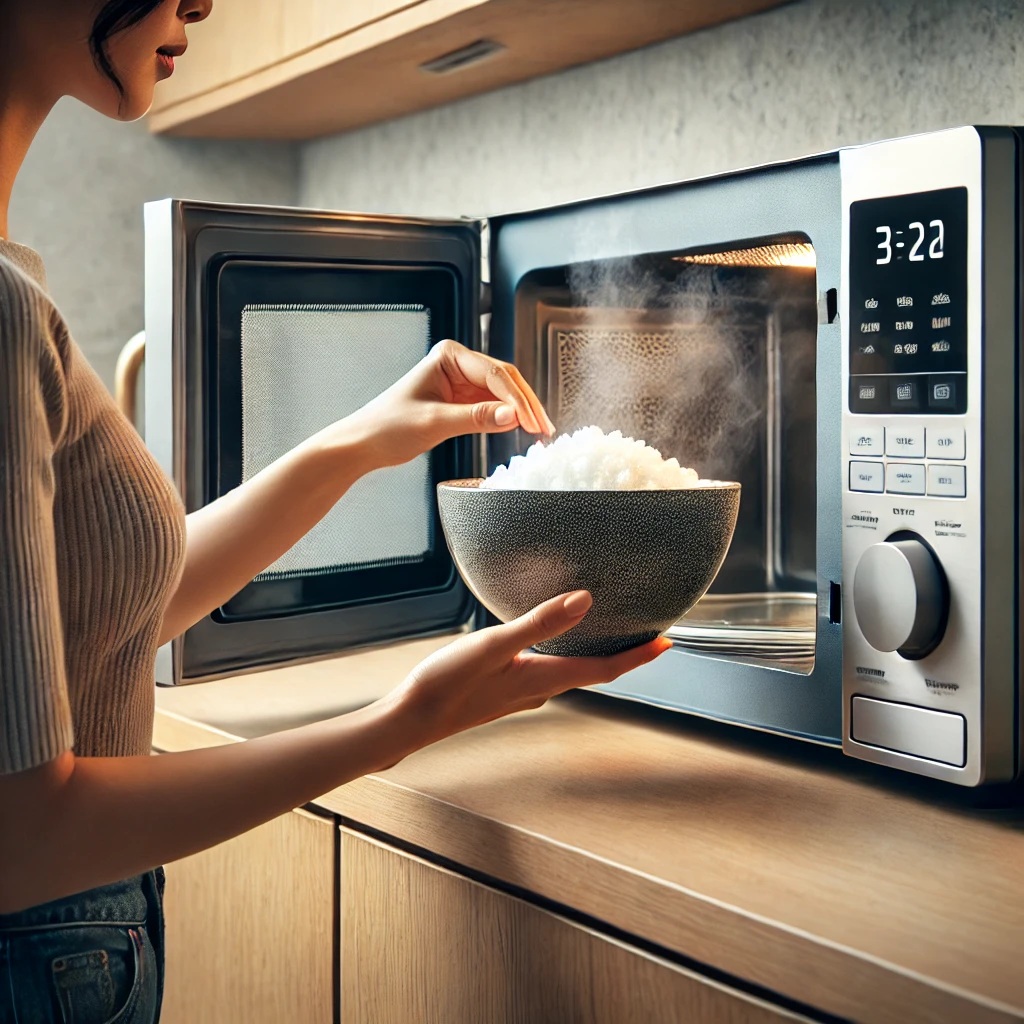 電子レンジで加熱する方法