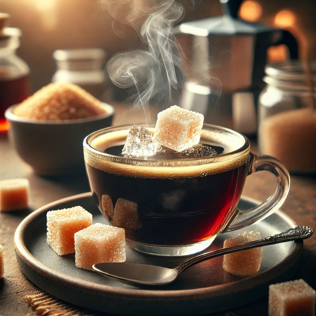 氷砂糖をコーヒーに入れるとどうなる？