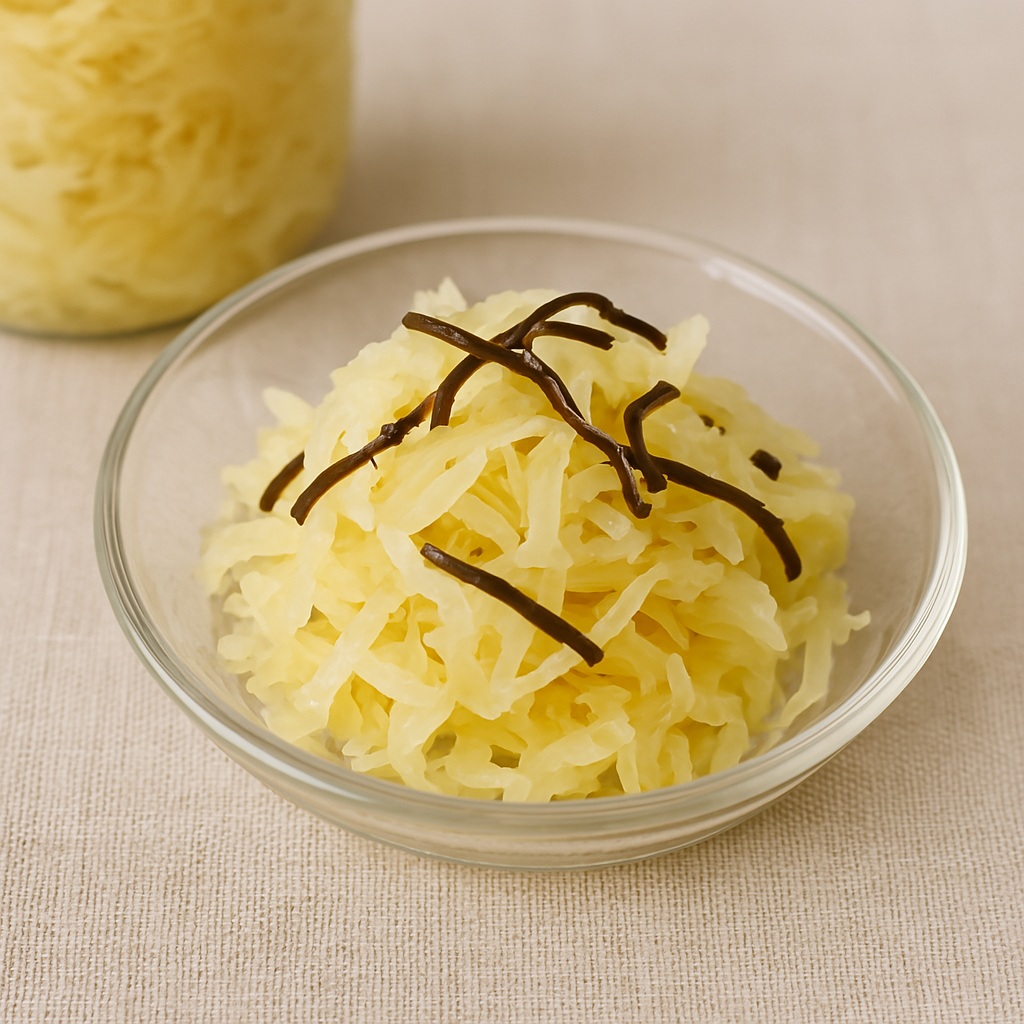 塩昆布入り酢キャベツの保存性と風味