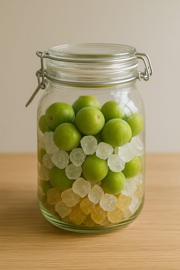 梅シロップの氷砂糖が溶けない時の代用品と正しい選び方