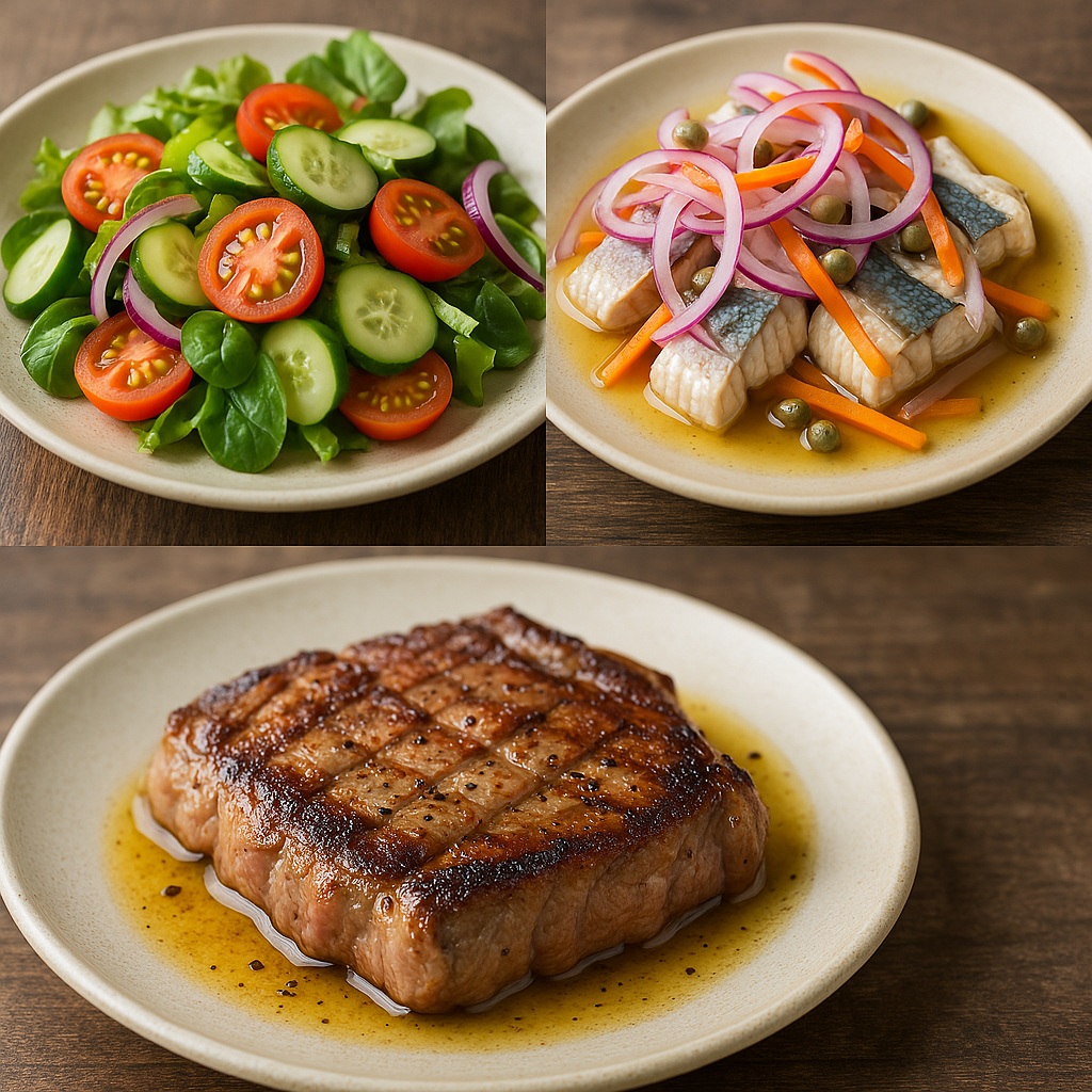 サラダ・マリネ・肉料理など、用途別の使い分け