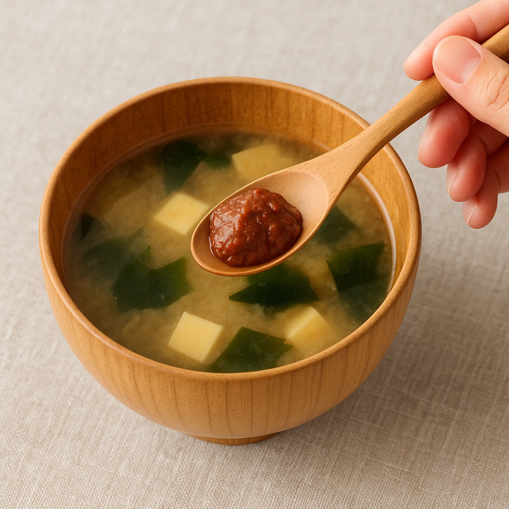 味噌汁にひとさじでコクUP！田楽味噌の使い方