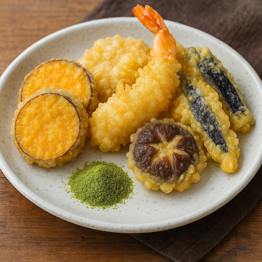 抹茶塩と相性抜群の天ぷら素材とは?エビや野菜の組み合わせ