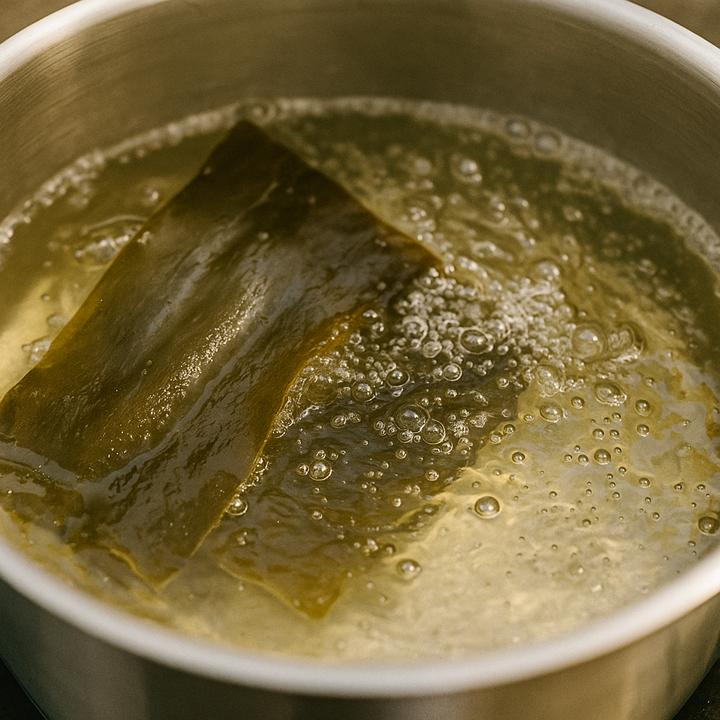 昆布だしを沸騰させることで起こる科学的・風味的な変化とは