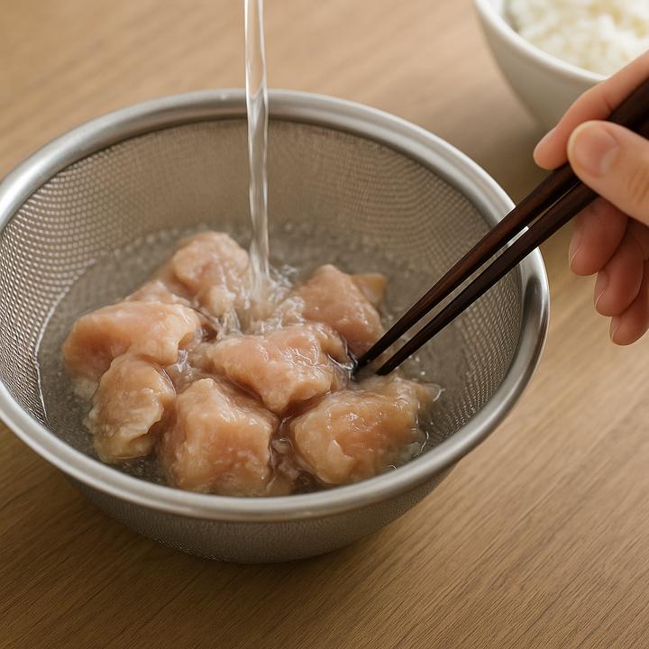 煮る場合は味の調整に応じて軽く洗う