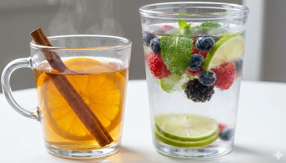 飲み物を工夫して甘い欲求を満たす