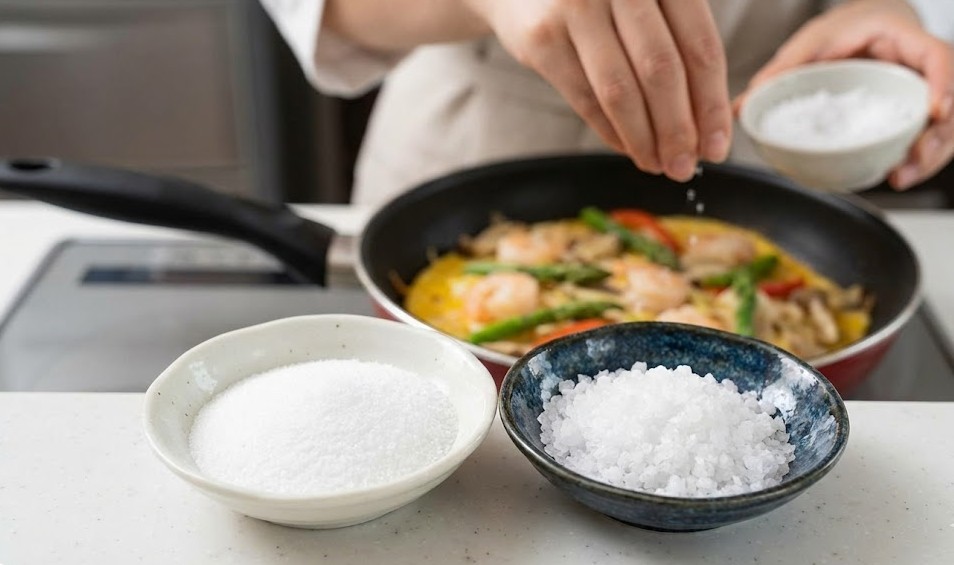 顆粒と粗塩の違いや料理での使い分け方