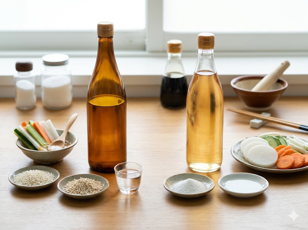 みりん加熱しない料理でも大丈夫？種類ごとの特徴と使い方